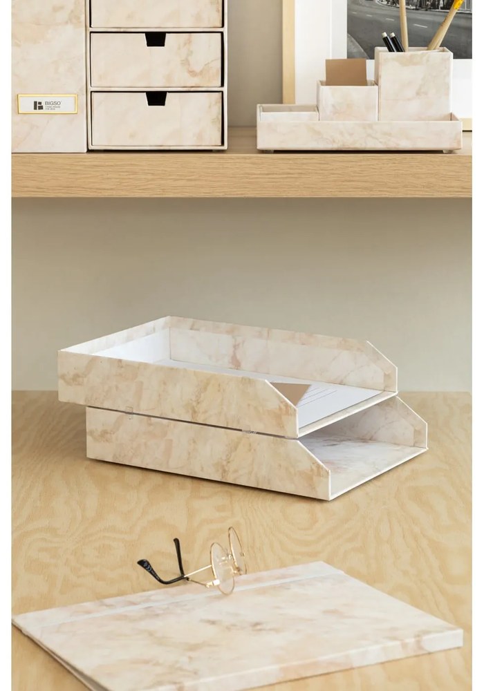 Karton rendszerező dokumentumokhoz Paulina Paper Laminate A4 – Bigso