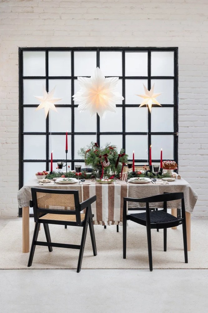 ED 4 db-os piros hosszú gyertya szett, égési idő 7 óra - Ego Dekor