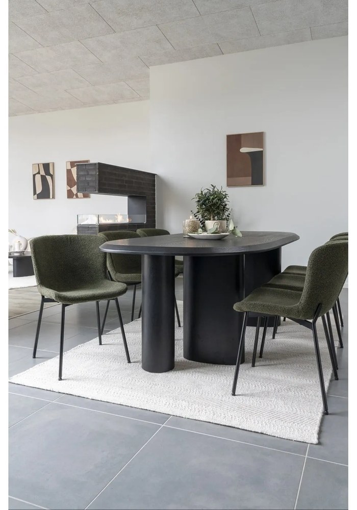 Sötétzöld étkezőszék szett 2 db-os Maceda – House Nordic