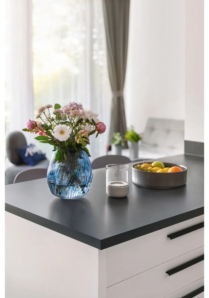 Kék üveg váza Leyla – Bloomingville