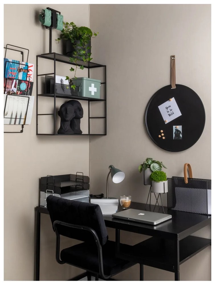 Fekete újságtartó állvány - PT LIVING
