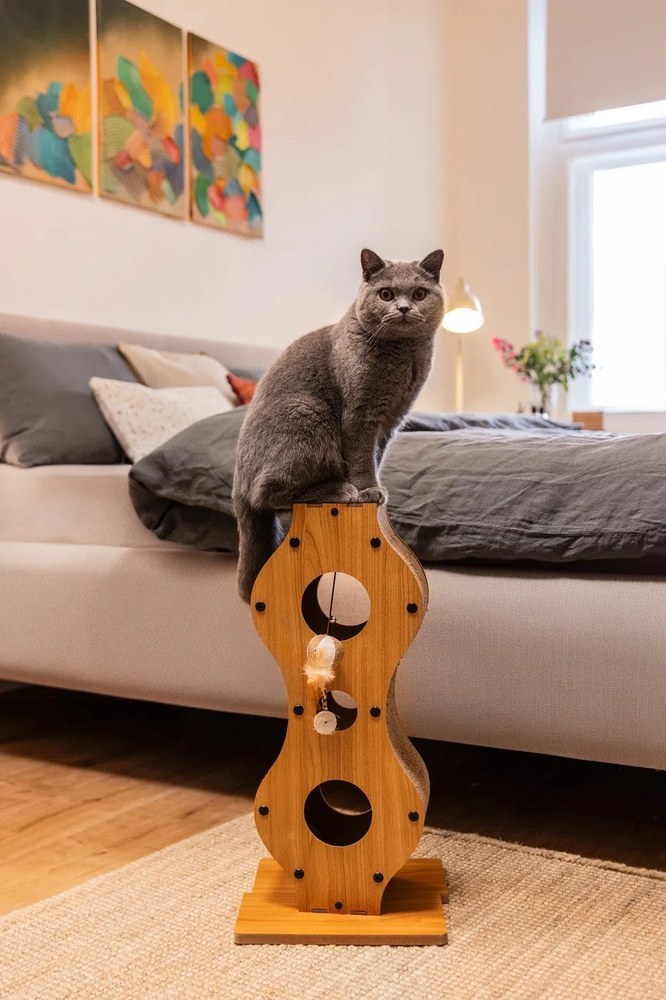 Világoskék kétszemélyes-hosszabbított len ágyneműhuzat 200x220 cm – Linen Tales