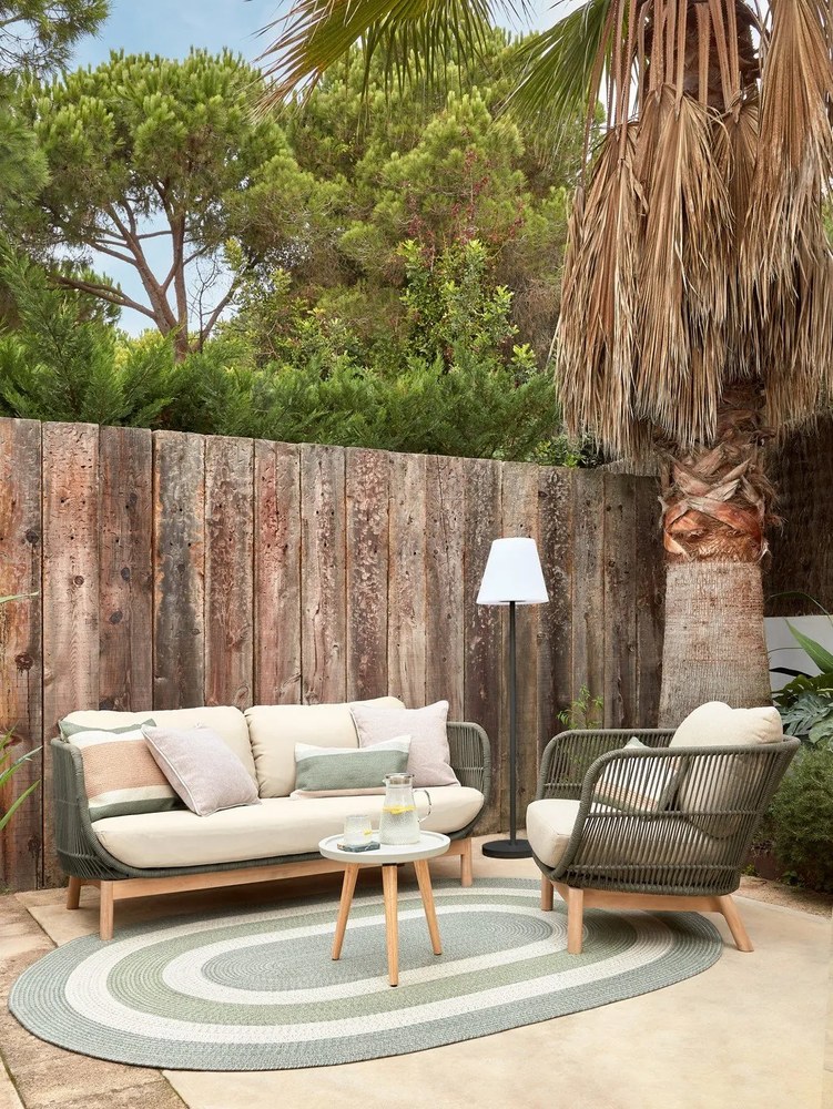 Catalina khaki kerti kanapé - Kave Home