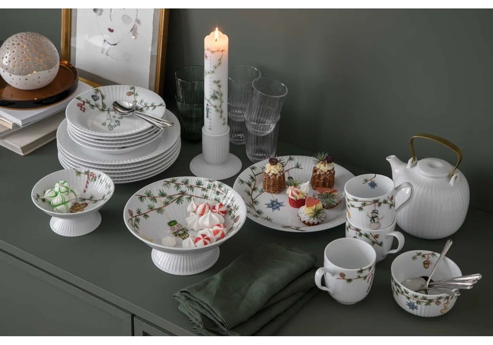 Hammershoi fehér porcelán teáskanna, 1,2 l - Kähler Design