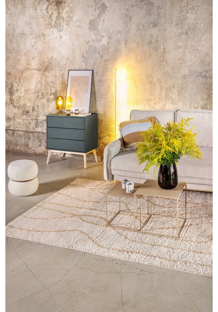 Krémszínű szőnyeg 120x180 cm Routa – Bonami Selection