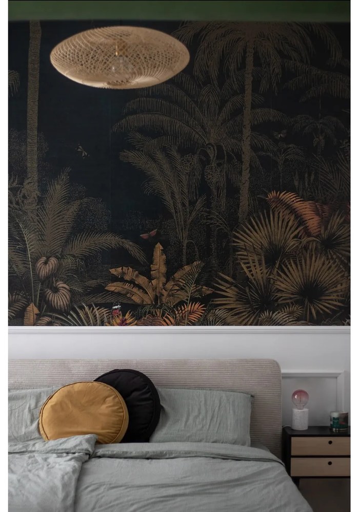 Bézs kárpitozott franciaágy 180x200 cm Mattis Cord – Meise Möbel