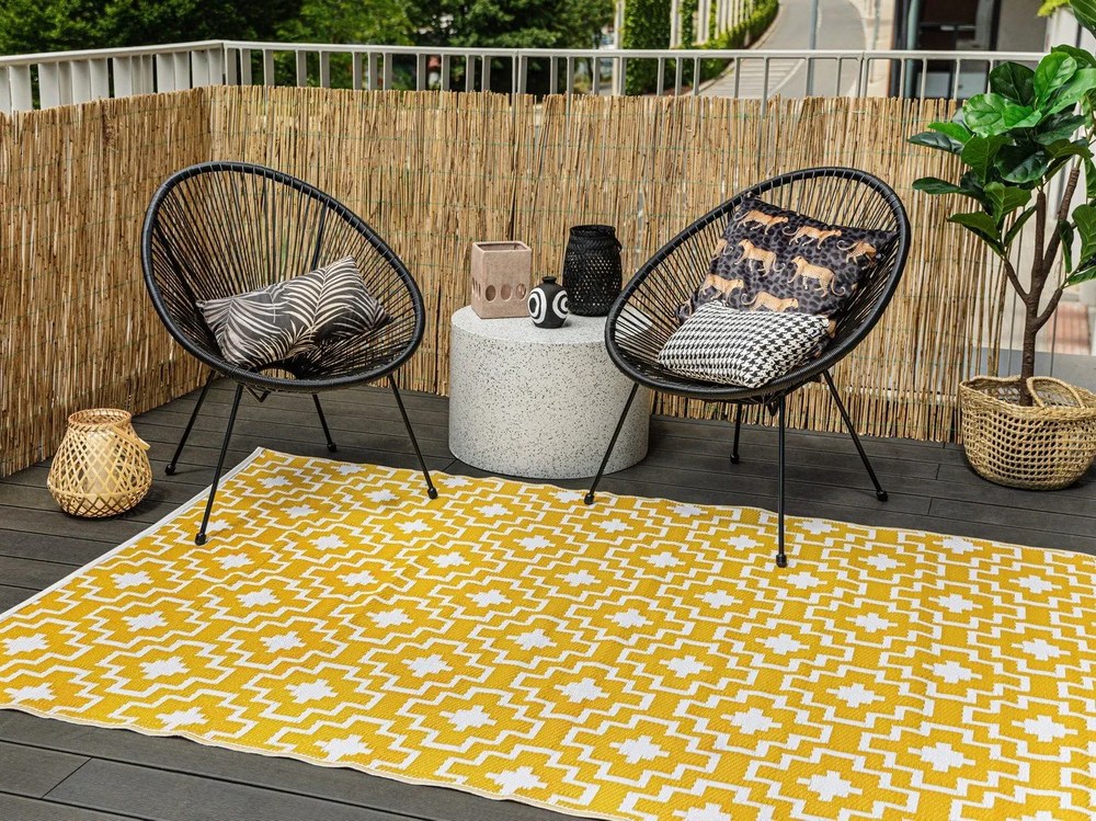 Avocado fekete kerti szék mesterséges rattanból - Bonami Selection