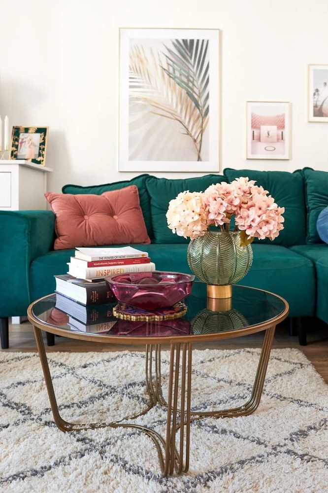 Zöld üvegváza - Bloomingville