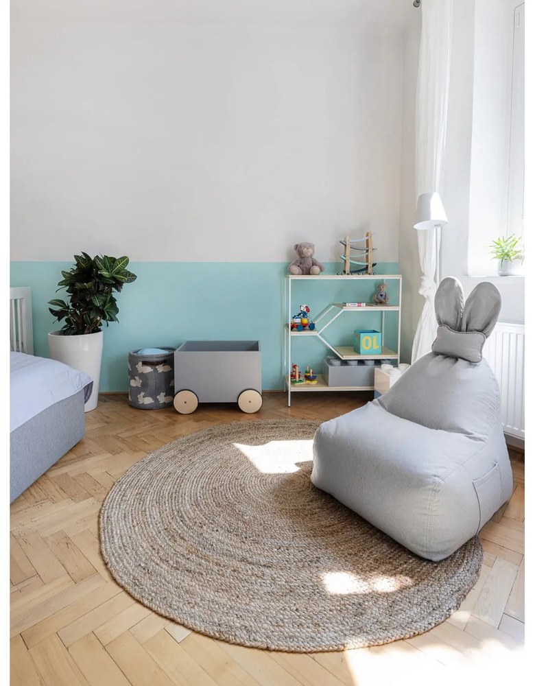 Bombay világosbarna kerek szőnyeg, ø 180 cm - House Nordic