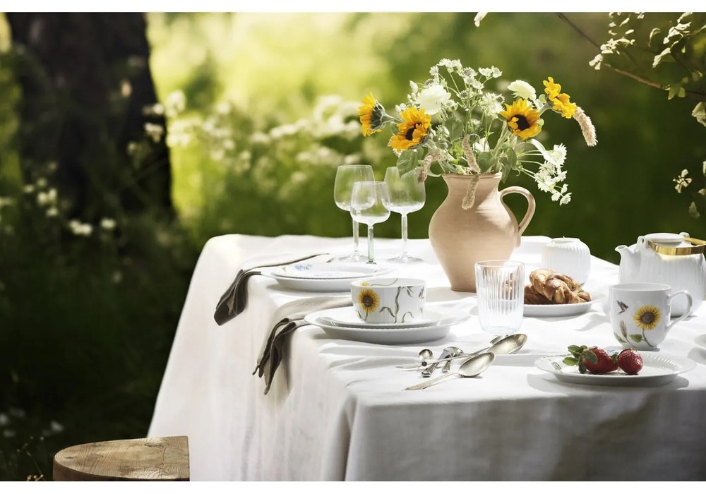 Fehér desszertes porcelán tányér ø 22 cm Hammershøi Summer – Kähler Design