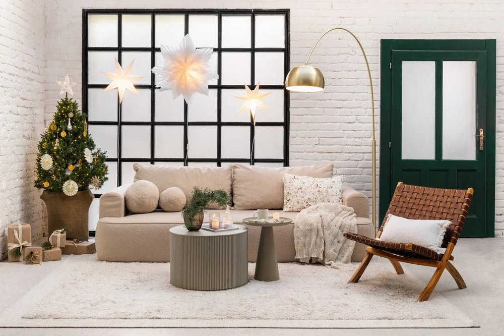 Fém kerek tárolóasztal ø 39,5 cm Ringar – White Label