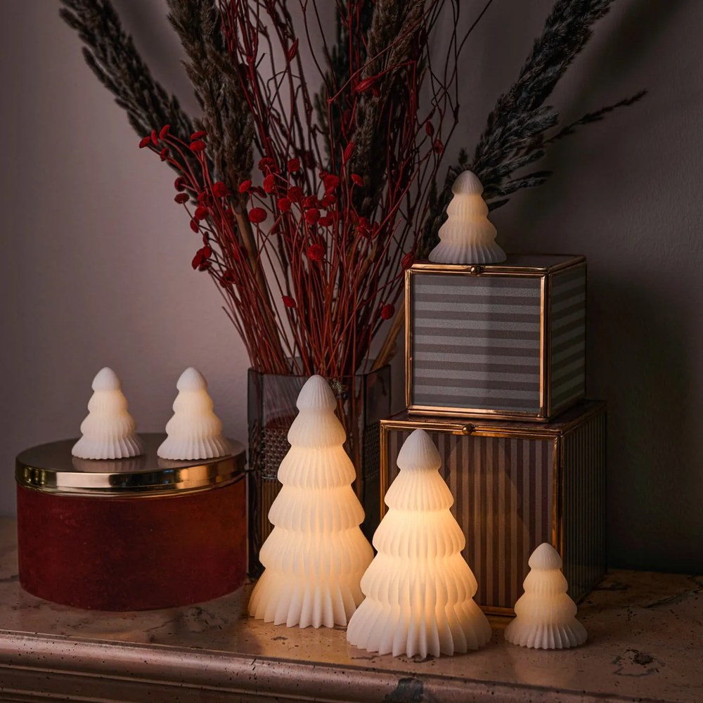 Fehér fénydekoráció ø 11 cm Claire – Sirius