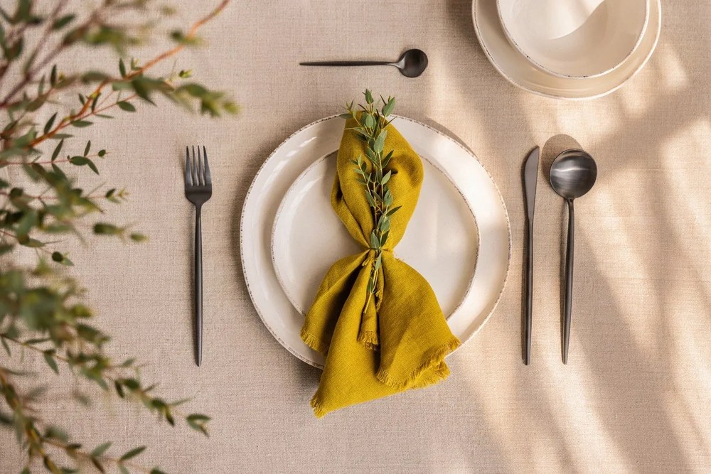 Agyagkerámia étkészlet 24 db-os Snow Heart – Bonami Essentials