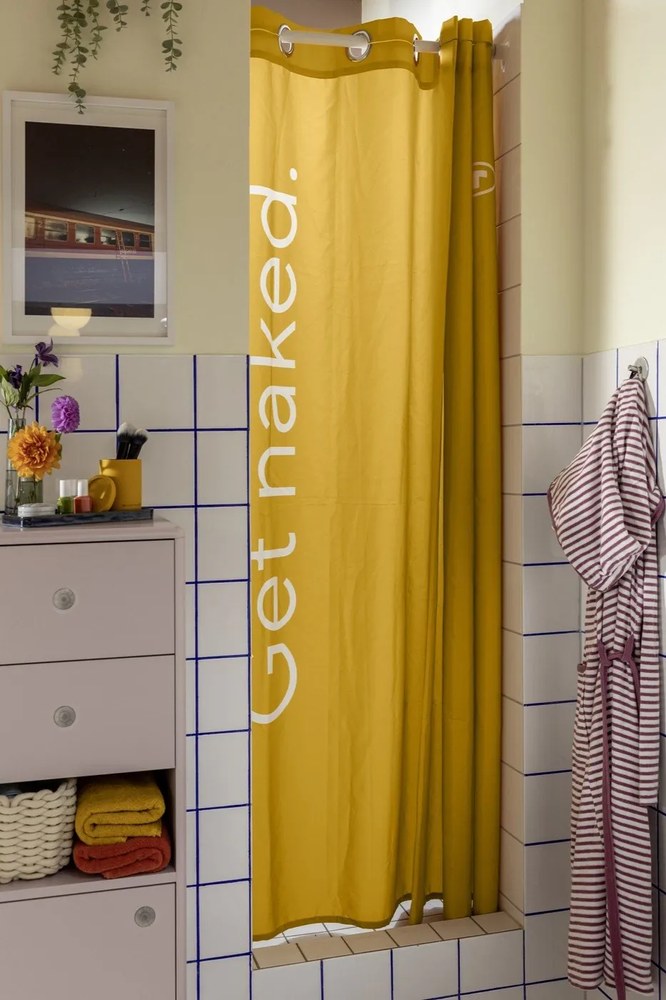 Mustársárga poligyanta fürdőszobai rendszerező vattakorongokhoz Tom Tailor T-Color Bath – Wenko