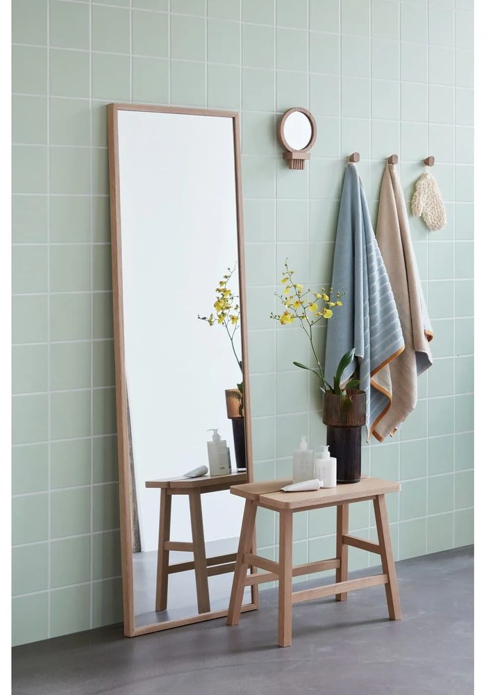 Álló tükör tömörfa kerettel 52x167 cm Glimpse – Hübsch