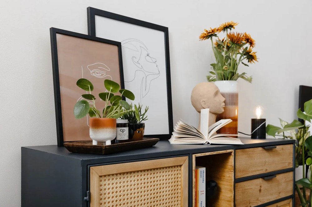 Face Art homokbarna szobor, magasság 28,4 cm - PT LIVING