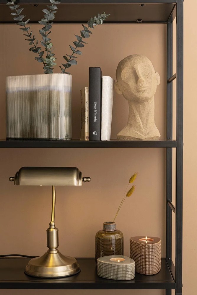 Face Art homokbarna szobor, magasság 28,4 cm - PT LIVING