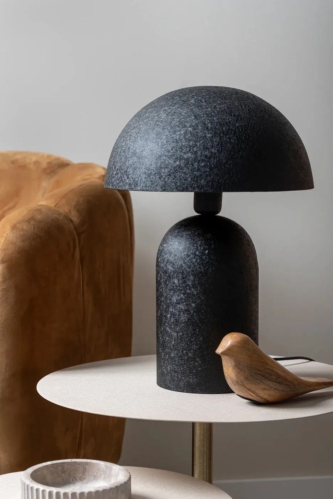 Fekete asztali lámpa (magasság 43 cm) Boaz – Leitmotiv