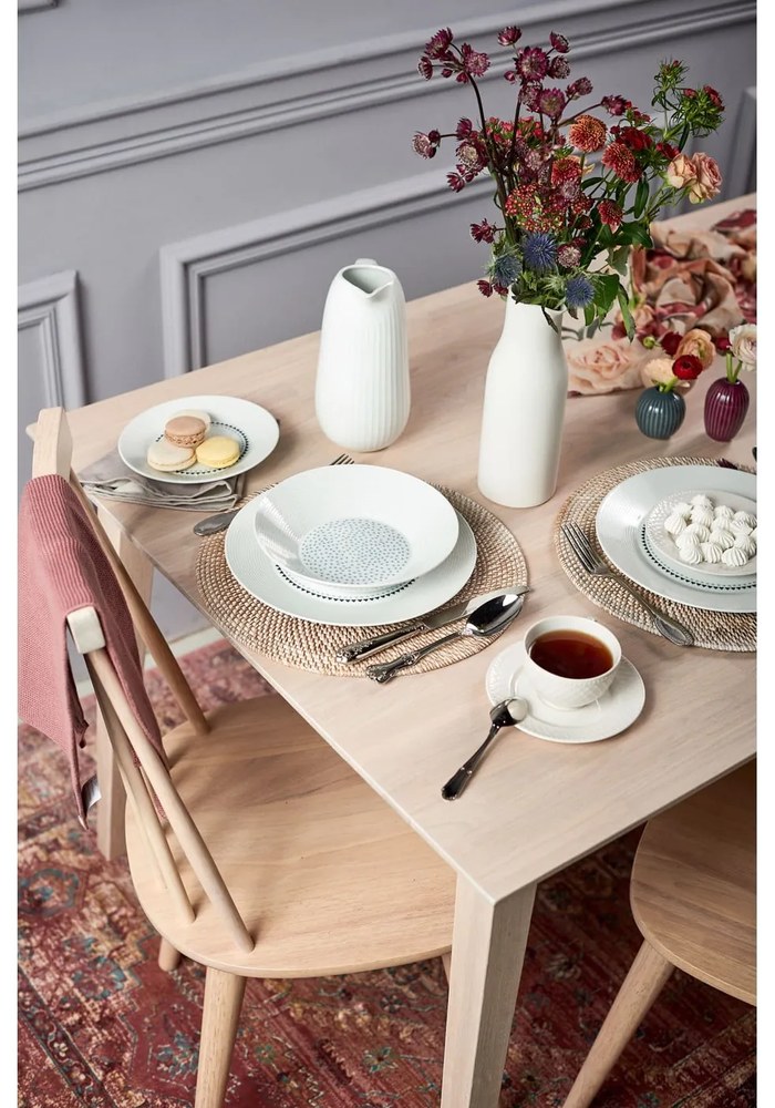 Fehér rattan tányéralátét, ⌀ 36 cm - Tiseco Home Studio