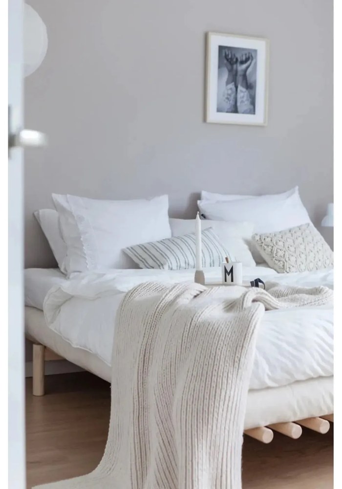 Fehér kemény futon matrac 160x200 cm Basic – Karup Design