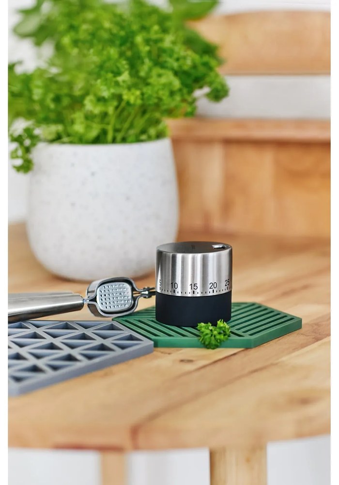 Triangles szürke szilikon edényalátét - Zone