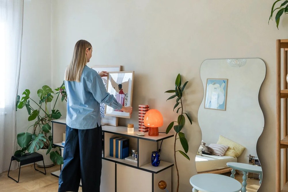 Kerek tárolóasztal ø 41 cm Salino – Bloomingville