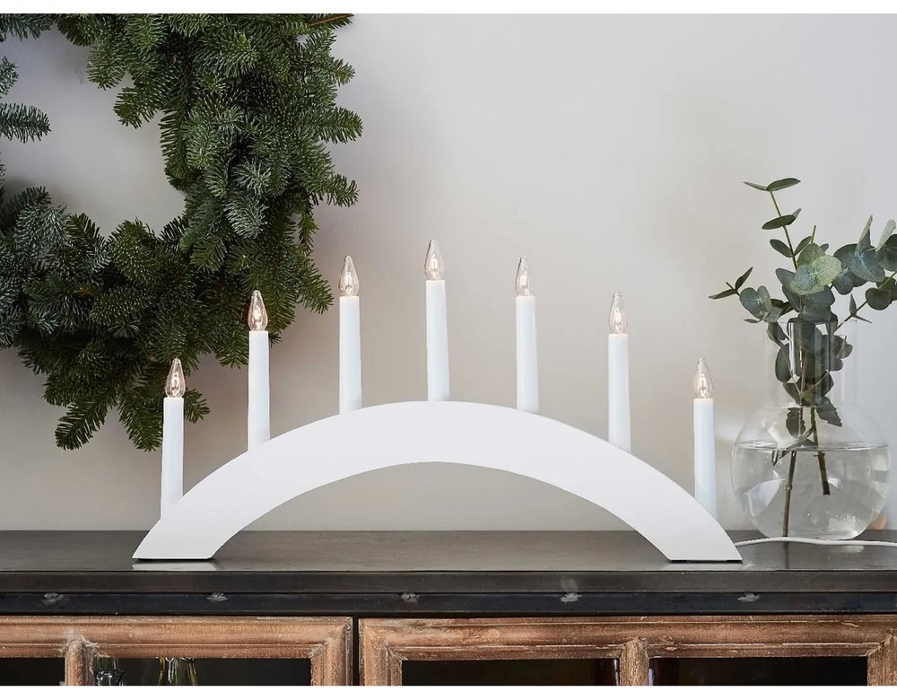 Fehér karácsonyi fénydekoráció Atle – Markslöjd