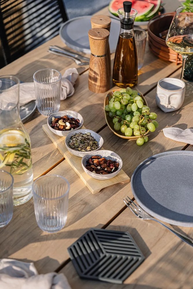 Hexagon szürke edényalátét - Zone