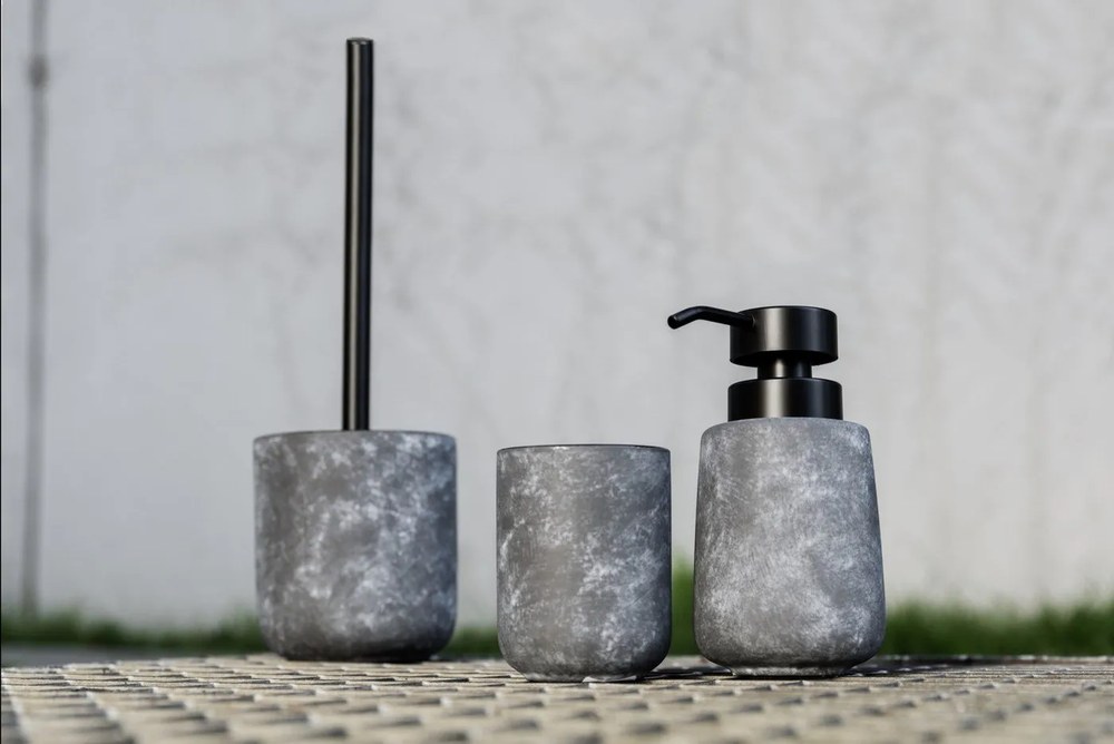 Szürke kerámia WC-kefe Sacile – Wenko