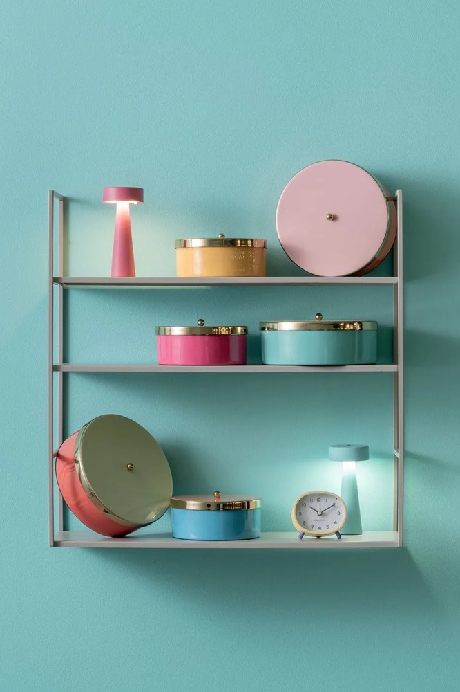 Fém keksztartó doboz Double Funky – PT LIVING