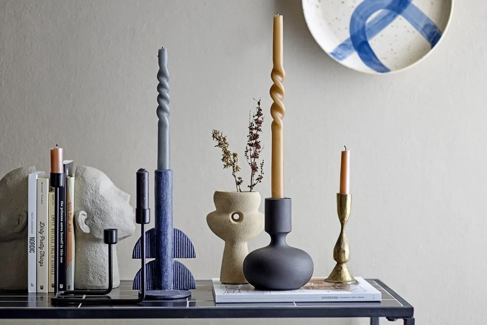 Ngoie bézs terrakotta váza, magasság 17 cm - Bloomingville