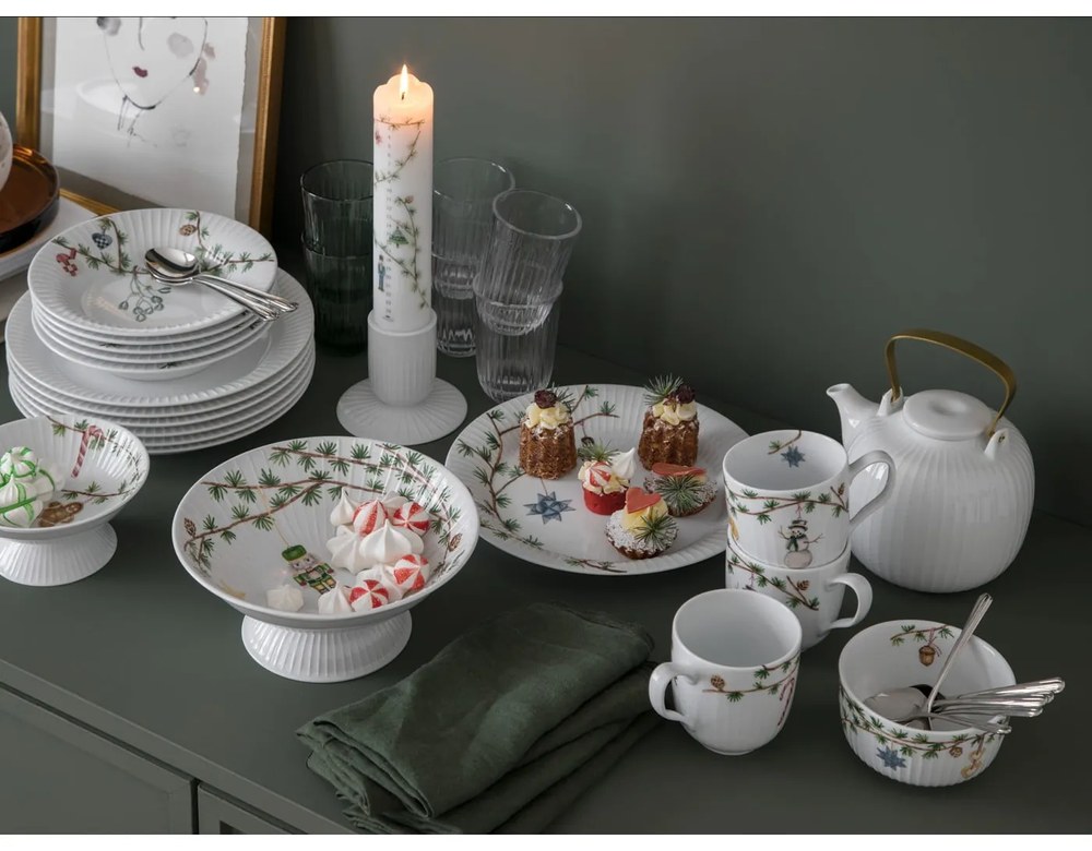 Hammershoi fehér porcelán teáskanna, 1,2 l - Kähler Design