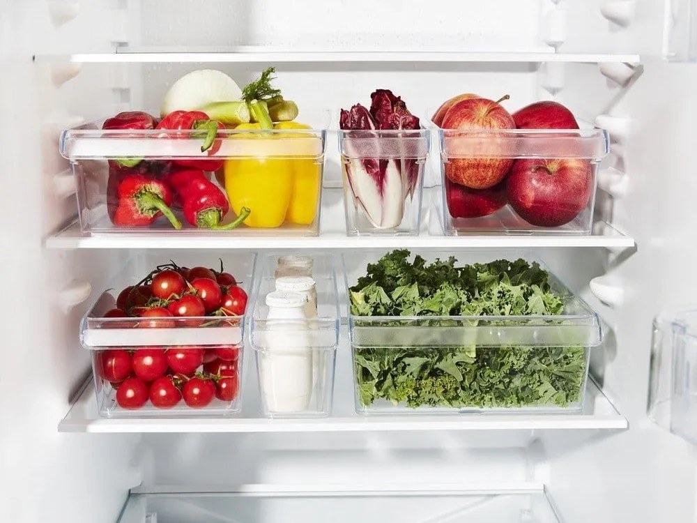 Műanyag hűtőszekrény rendszerező Loft – Rotho