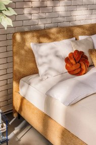 Bézs pamut ágytakaró franciaágyra 180x250 cm Bedar – Kave Home