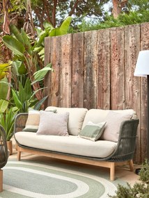 Catalina khaki kerti kanapé - Kave Home