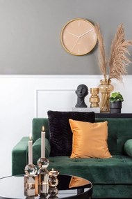 Bézses sárga üveg gyertyatartó Crystal Art - PT LIVING