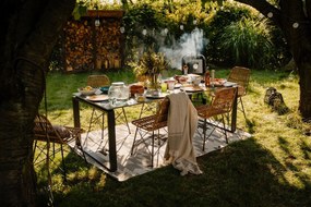 Strong szürke kerti asztal, 210 x 100 cm - Bonami Selection