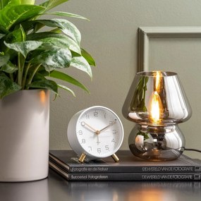 Lofty fehér ébresztőóra, ø 11 cm - Karlsson