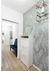 Jersey falitükör aranyszínű kerettel, ø 40 cm - House Nordic