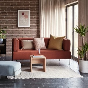 Less tölgyfa tárolóasztal, 40 x 40 cm - Hübsch