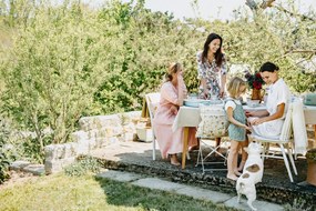 Retro fehér kerti bútorgarnitúra - Bonami Essentials