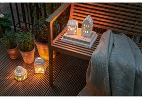 Lighthouse fehér karácsonyi kerámia gyertyatartó, ø 12 cm - Kähler Design