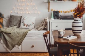 Omaggio fekete-fehér agyagkerámia váza, magasság 30,5 cm - Kähler Design