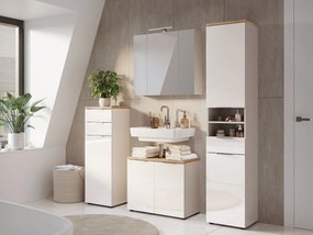 Szürke fürdőszoba szekrény 80x71 cm – Germania