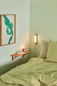 Narancssárga fali polc tölgyfa dekorral 60 cm Arki – Hübsch