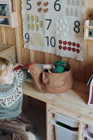 Gyerek fali dekoráció Farm Numbers – Lorena Canals