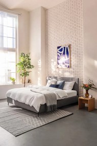 Less tölgyfa tárolóasztal, 40 x 40 cm - Hübsch