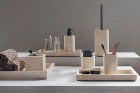 Bézs kő szappanadagoló 250 ml Travertine – Mette Ditmer Denmark