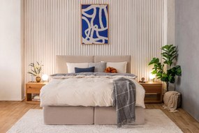 Bézs boxspring ágy 160x200 cm Olia Bold – Bonami Selection
