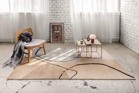 Bézs szőnyeg 120x180 cm Abstracta – Universal